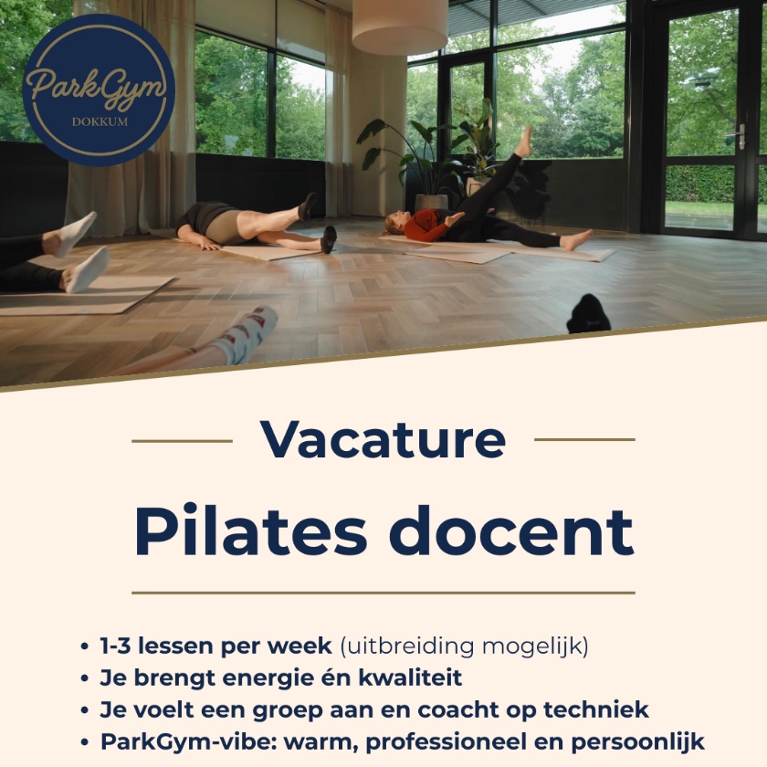 Vacature | Pilatesdocent